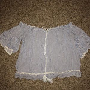 Off the shoulder blouse